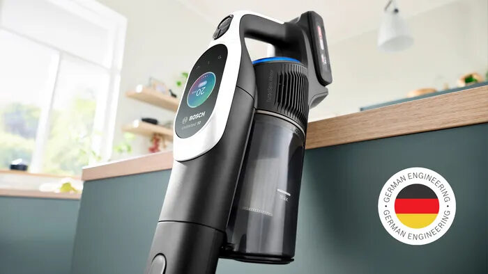 Bosch BCS1041WAC Scopa elettrica, Unlimited 10, Bianco