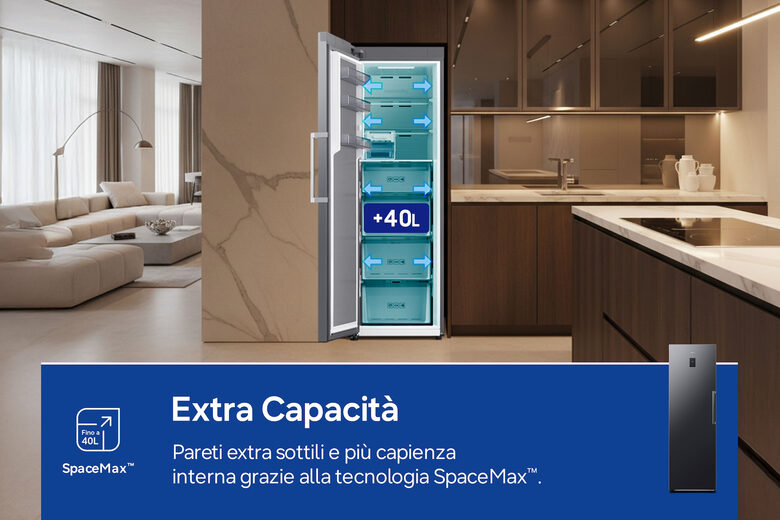 Samsung Freezer Monoporta Bespoke AI 323L RZ70H32HDFEF
