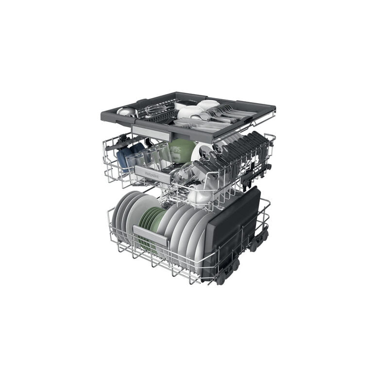 Hotpoint Ariston MaxiSpace Lavastoviglie a libera installazione H7F HS41 X