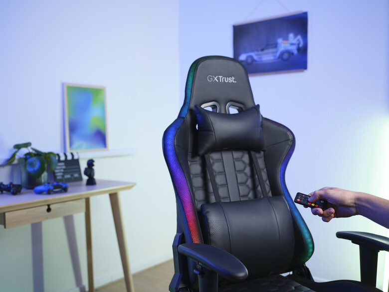 Trust GXT 716 Rizza Sedia per gaming universale Sedia tappezzata Nero