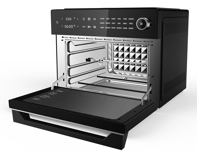 Melchioni Benedetta Friggitrice ad Aria Calda Singolo 30 L Indipendente 1800 W Nero