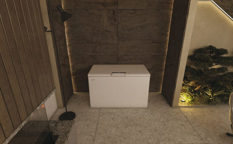 Haier HCE420E Congelatore a Pozzetto Libera installazione 418 L E Bianco