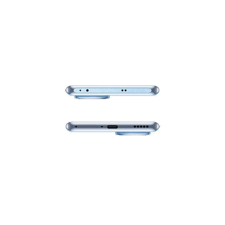 OPPO Reno Smartphone 5G, AI Tripla fotocamera 64+32+8MP, Selfie 32MP, Display 6.7" 120HZ AMOLED, 5000 mAh, RAM 8GB (Esp. fino 16GB) + ROM 256GB, [Versione Italia], Colore Ice Blue