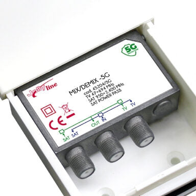 Gbs Elettronica Miscelatore Mix/Demix 5G da Palo Satellite e Tv