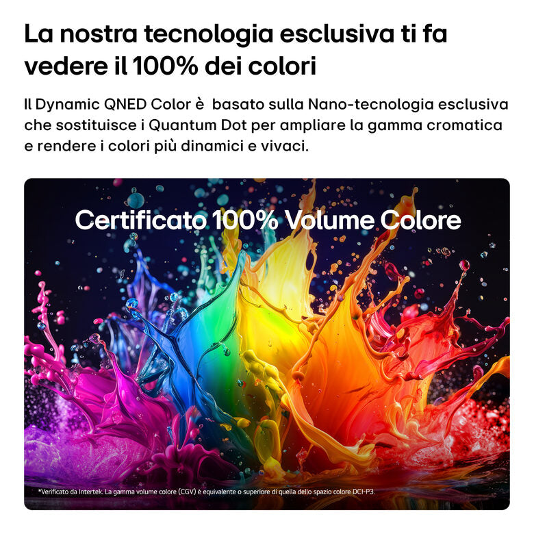 LG QNED AI MiniLED 65'' Serie QNED70B 65QNED70B6C, 4K, AI Magic Remote, 100% Volume colore, 3 HDMI, 20W, SMART TV 2026