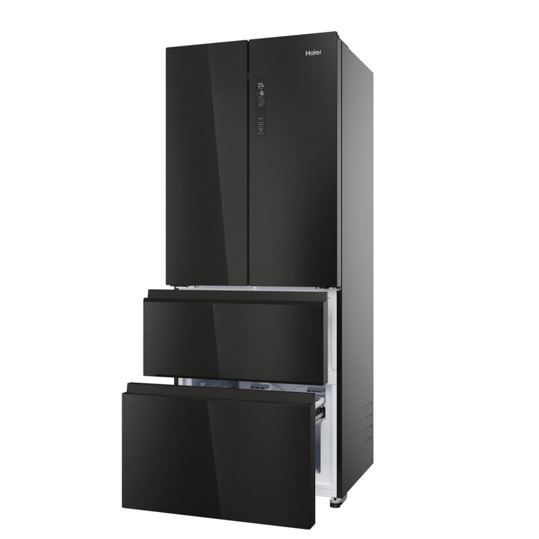 Haier HFR3718ENGB FD 70 Series 3 Frigorifero Side By Side A Libera Installazione, No Frost, Fresher Tech®, Classe E, Nero