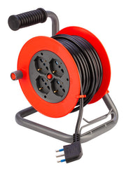 POLYPOOL PP2707 prolunghe e multiple 10 m 4 presa(e) AC Nero, Arancione