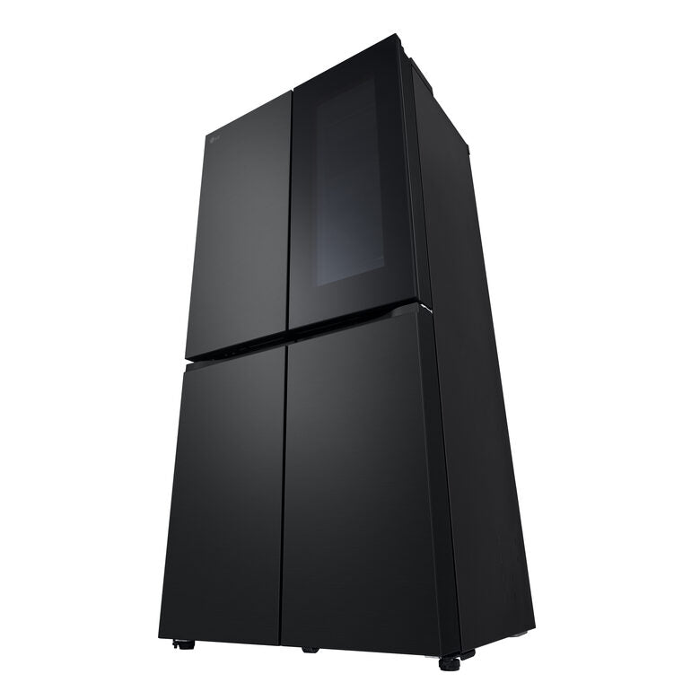 LG InstaView GMV860EPDE Frigorifero Multidoor Slim, Classe E, 530L, Wi-Fi, Linear Cooling, Essence Matte Black