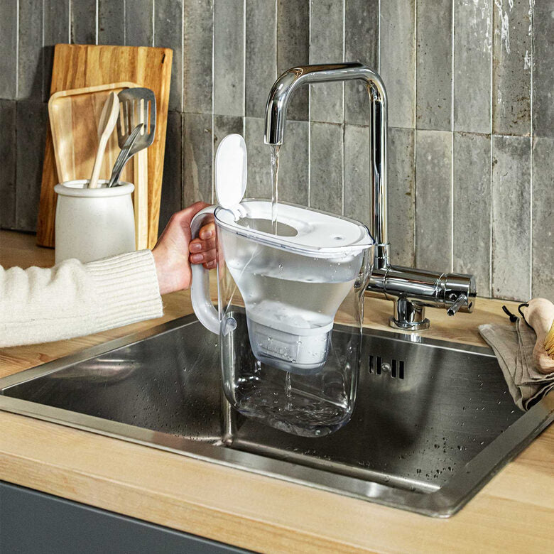 Brita Style Essential Caraffa filtrante 2,4 L Trasparente, Bianco