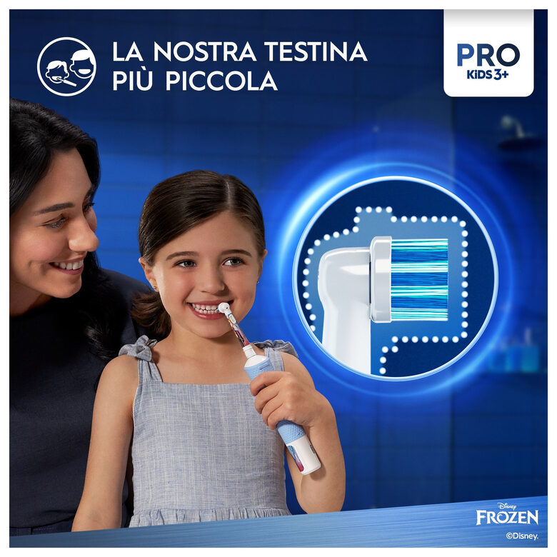 Oral-B Vitality Pro Frozen Bambino Spazzolino rotante-oscillante Nero, Grigio