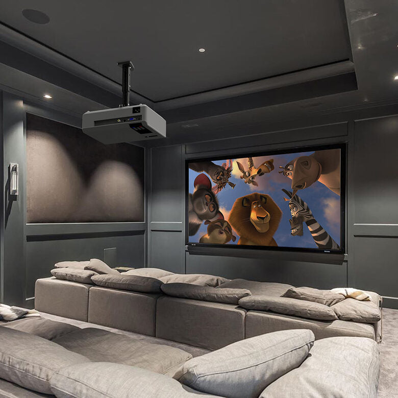 Irradio SP-IR-CEILING-240/310 Supporto da Soffitto Universale per Videoproiettore Regolabile Nero