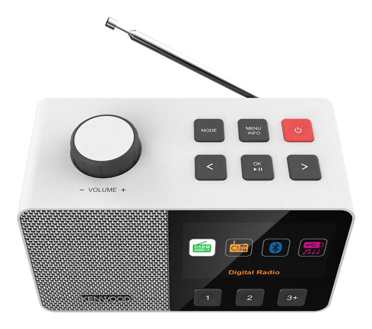 Kenwood CR-M70DAB-W Portatile Digitale Bianco