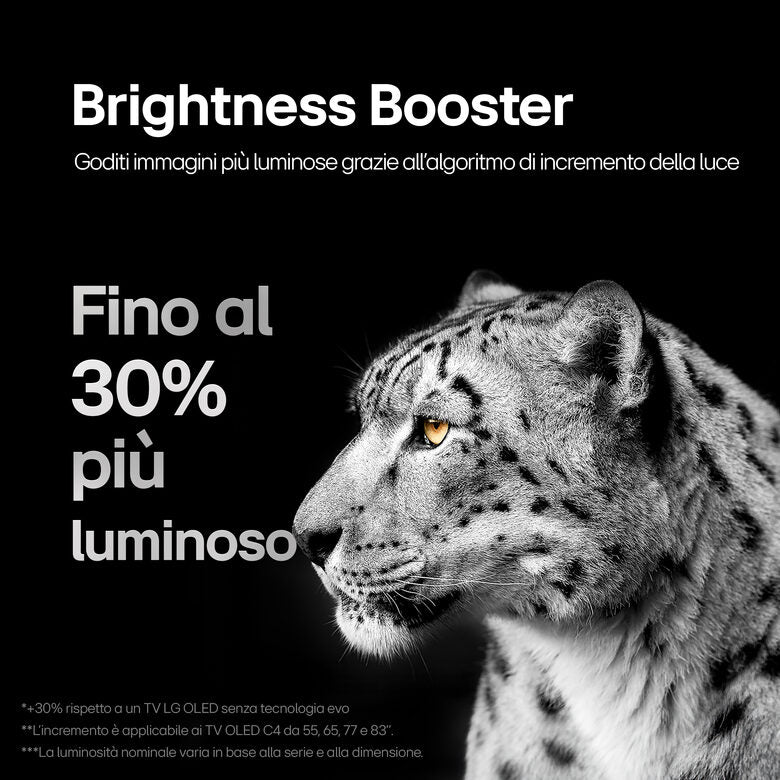 LG Oled77C44LA Televisione Smart TV 77" Pollici Oled Evo 4K Serie C4 Dolby Vision