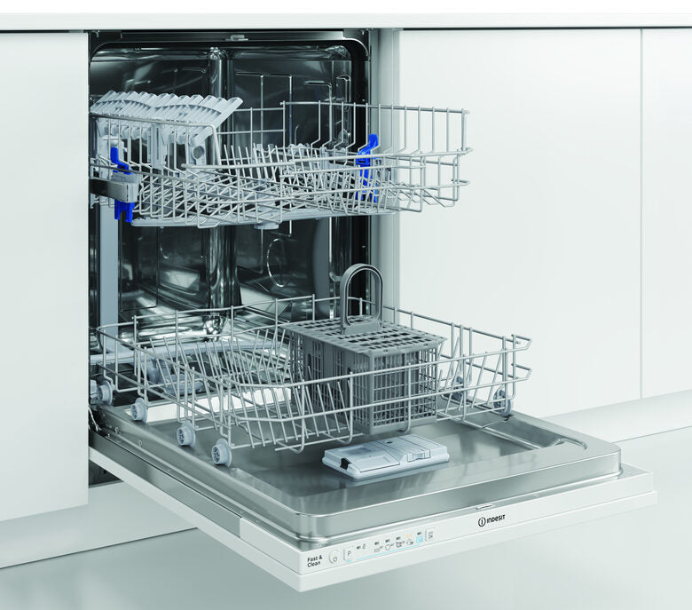 Indesit IN2ID14CN80 BI Lavastoviglie 60 cm classe D, 14 coperti, Push&Go, 46 dba