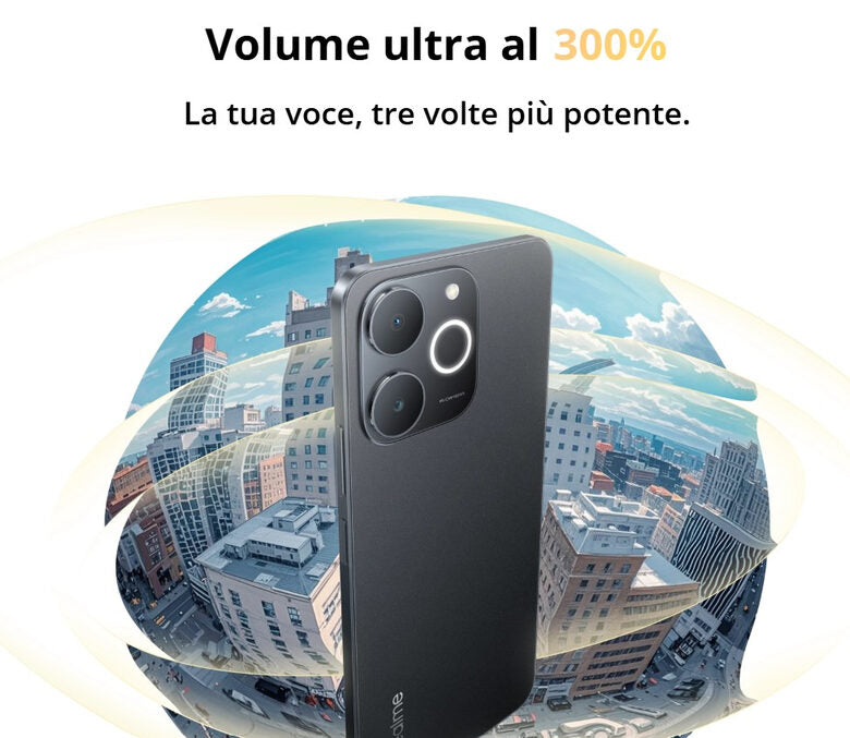realme Note 631011009975 smartphone 17,1 cm (6.74") Doppia SIM Android 15 4G USB tipo-C 4 GB 256 GB 6000 mAh Oro