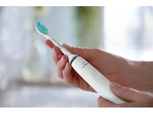 Philips 3100 series Sonicare Spazzolino Elettrico Sonico Bianco, con custodia da viaggio HX3673/13