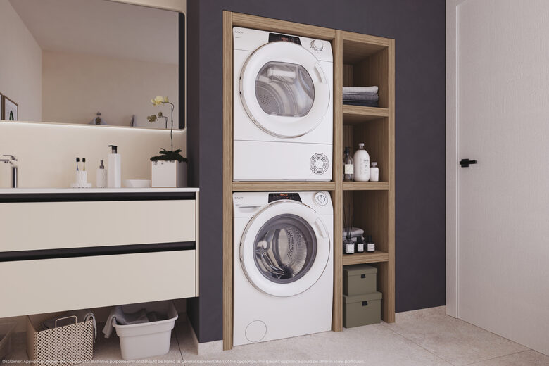 Candy RapidÓ ROE H8A3TSEX-S asciugatrice Libera installazione Caricamento frontale 8 kg Bianco