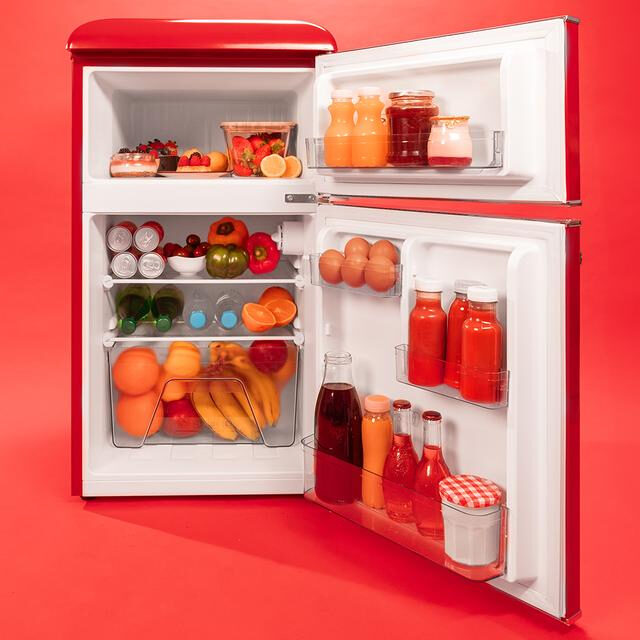 Cecotec Frigo Bolero Coolmarket 2D Rosso