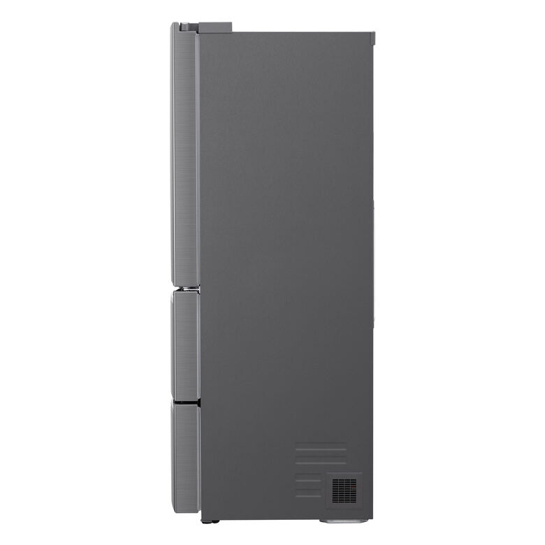 LG GML643PZ6F Frigorifero Multidoor Slim, Classe F, 517L, Dispenser con UVnano, Wi-Fi, Inox