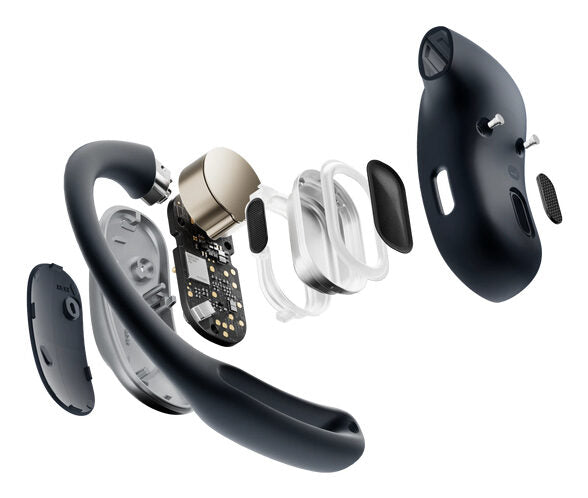 SHOKZ OpenFit Air Auricolare Wireless A clip Chiamate/Musica/Sport/Tutti i giorni Bluetooth Nero