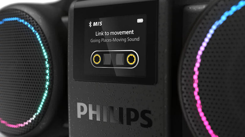 Philips The Roller Altoparlante portatile stereo Nero 60 W
