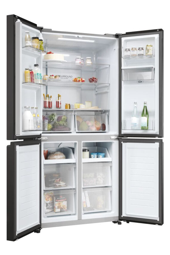 Haier Cube 83 Serie 3 HCR3818EWPT frigorifero side-by-side 463L Libera installazione E Antracite