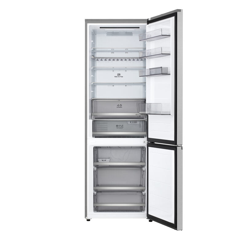 LG GBBW322DPY Frigorifero Combinato A Libera Installazione, Total No Frost, Fit & Max, AI Fresh E Saving Mode, Wi-Fi, Classe C, Prime Silver