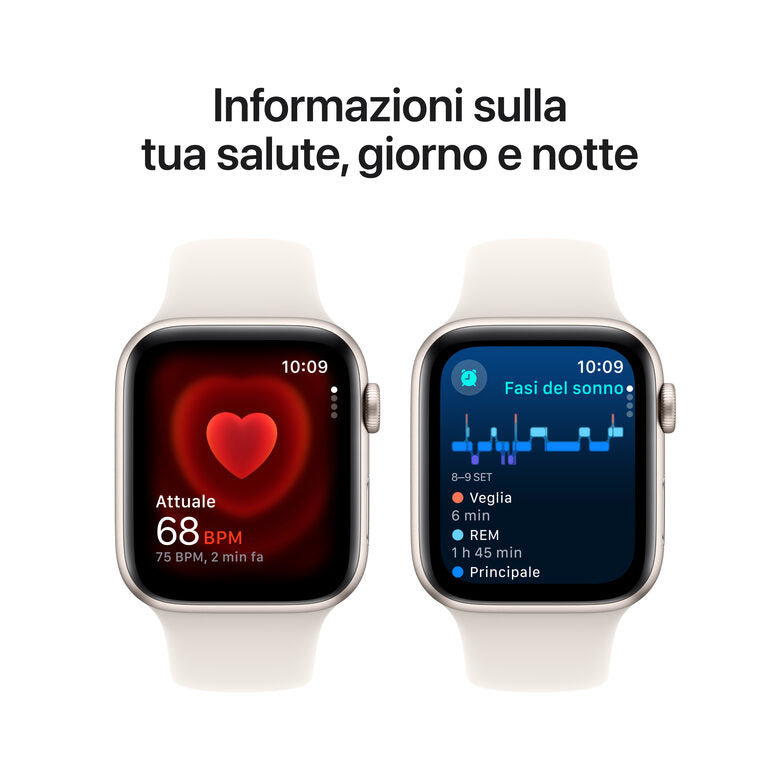 Apple Watch SE GPS 44mm Cassa Alluminio Galassia con Galassia Sport Band - M/L