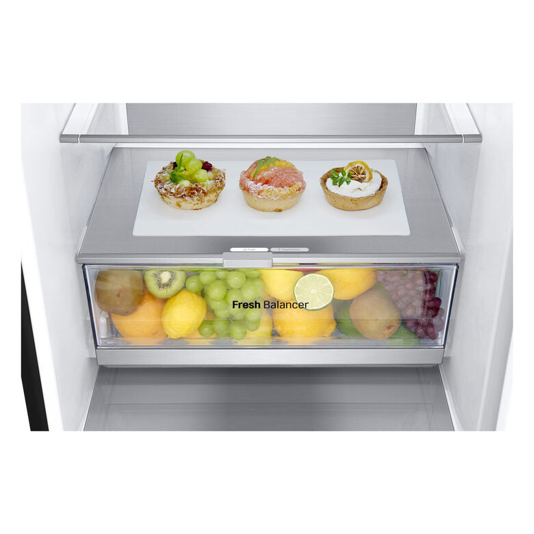 LG GBV7280CEV Frigorifero Libera Installazione combinato Porte piatte Metal Fresh Door&Linear Cooling 387L C