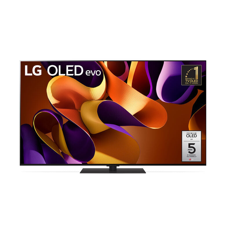 LG Oled65G46LS Televisione Smart TV 65 Pollici Oled Evo 4K Serie G4 Base Inclusa