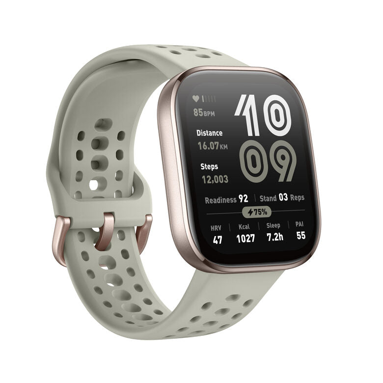 Amazfit Bip 6 Stone 5 cm (1.97") AMOLED Digitale 390 x 450 Pixel Touch screen Oro GPS (satellitare)