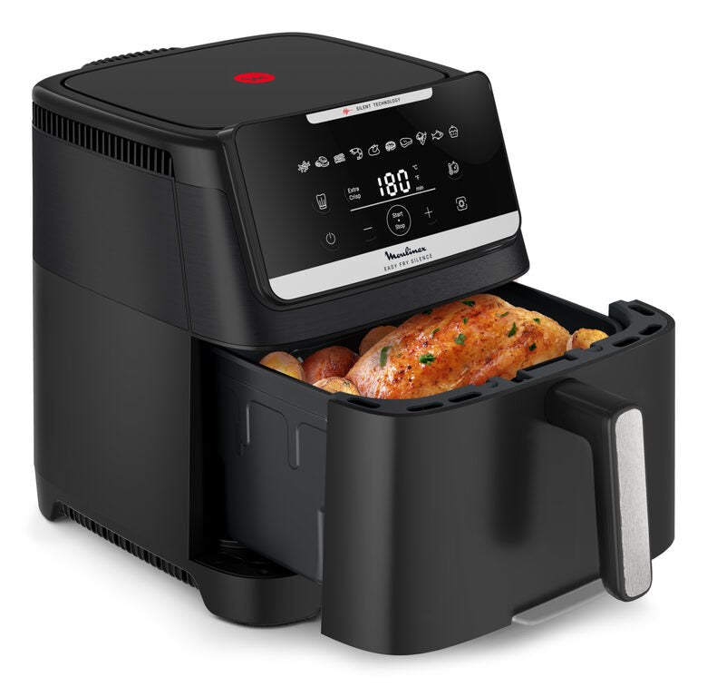 Moulinex EZ8428 Easy Fry Silence 7L, Friggitrice ad aria, Silenziosa, Frontale Rimovibile