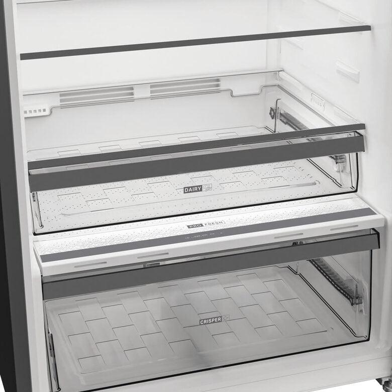 Whirlpool WHD2 6473 X5E Frigorifero Combinato A Libera Installazione, Zen Inverter Technology, Dual No Frost, Tecnologia 6° Senso, Classe D, Nero