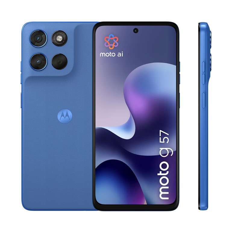 Motorola moto g57 17,1 cm (6.72") Doppia SIM Android 16.0 5G USB tipo-C 8 GB 256 GB 5200 mAh Blu