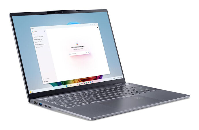 Acer NX.J2JET.003 laptop Intel Core Ultra 5 226V Computer portatile 35,6 cm (14") 16 GB DDR5-SDRAM 512 GB SSD Wi-Fi 7 (802.11be) Windows 11 Home Grigio