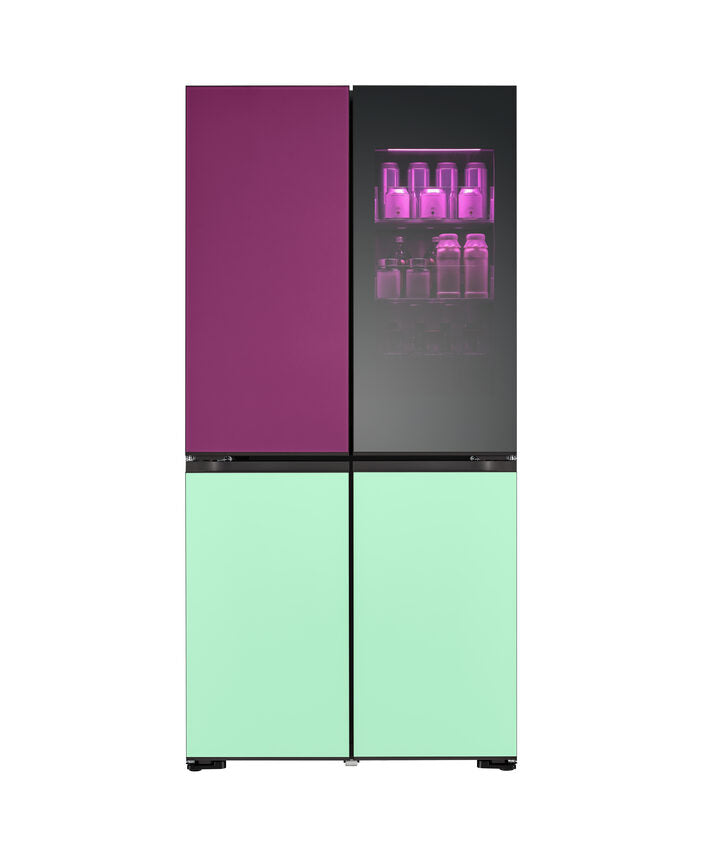 LG InstaView MoodUP GMV960NNME Frigo multidoor , Classe E, 617L , Colore personalizzabile