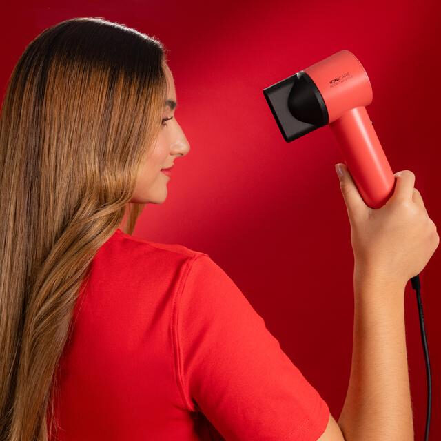 Cecotec IoniCare RockStar Style Asciugacapelli 1500 W Nero, Rosso