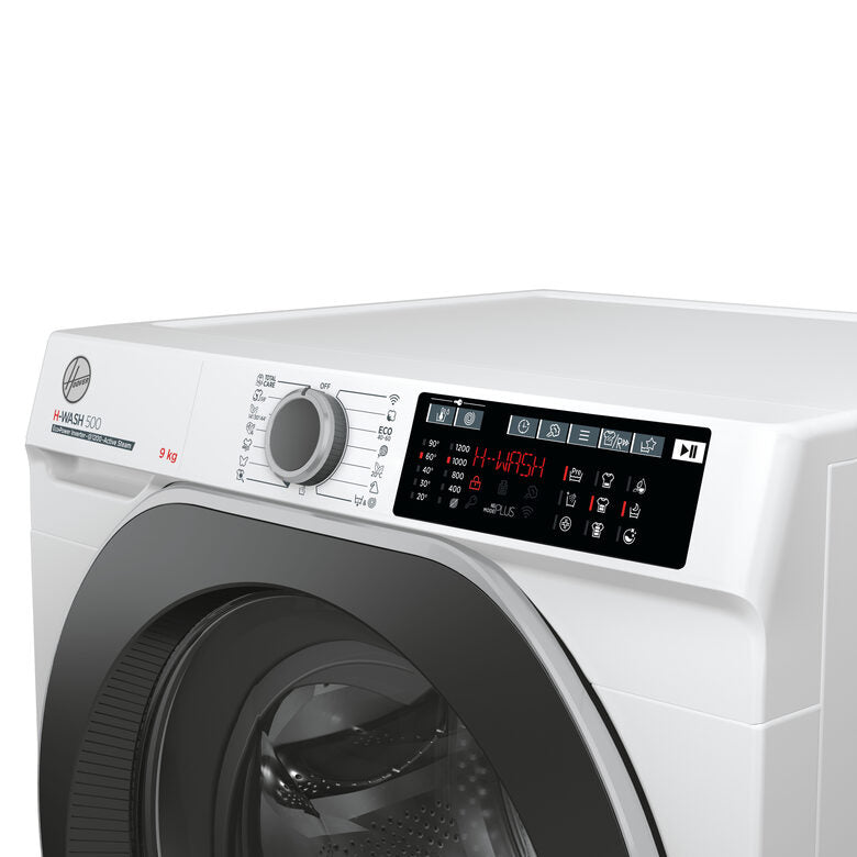 Hoover HW 29AMBS/1-S H-WASH 500 Lavatrice A Libera Installazione 9 Kg, 1200 Giri, Classe A, Motore Inverter, Bianco