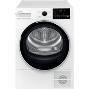 Smeg DNP08SEB Asciugatrice Libera Installazione 8 Kg, Pompa Di Calore, Manopola Touch, Classe B, 15 Programmi, Bianco