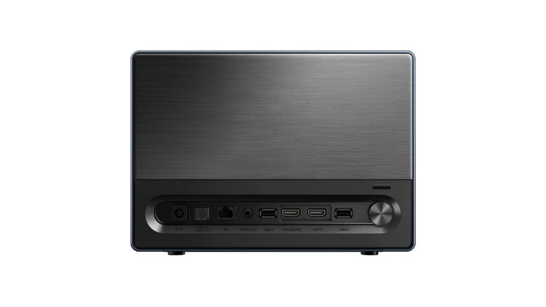 Hisense Mini videoproiettore Proiettore Triplo Laser 4K C1, da 65" fino a 300", Proiezione Tiro lungo, Smart TV VIDAA U6, Wifi, Bluetooth, Dolby Vision, Audio JBL Dolby Atmos, 1600 ANSI lume