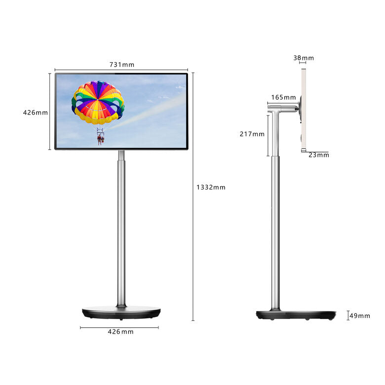 Thomson 32UG5M44T Go Plus Smart Tv Portatile 32 Pollici 4K Ultra HD Display Touch con Batteria integrata