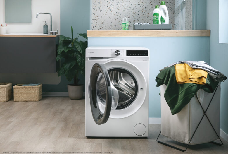 Candy ProWash 500, Lavatrice Carica Frontale 11 KG, 30% più efficente della classe A, 1400 giri, Bianco, Inverter, Vapore, Wi-Fi, Smart Wash, BR 411BL9-S