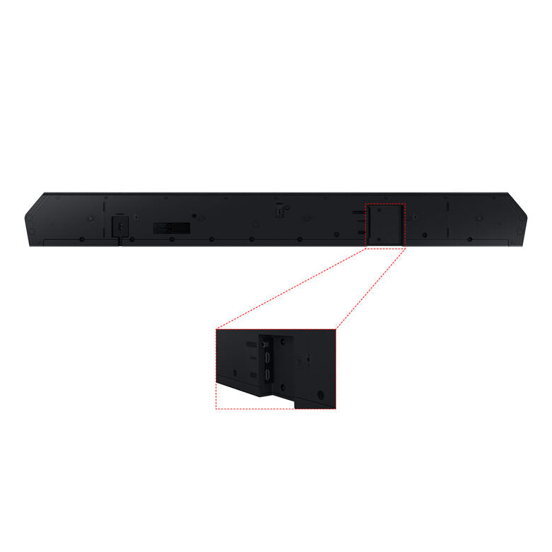 Samsung Soundbar HW-Q700C/ZF Serie Q, 9 speaker, Wireless Dolby Atmos, Audio a 3.1.2 canali, Q-Simphony, Compatibile con Alexa e Google Assistant, Black