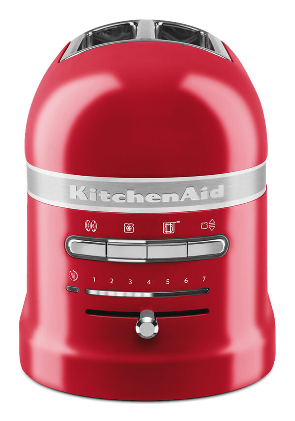 KitchenAid 5KMT2204EER 7 2 fetta/e 1250 W Rosso, Acciaio inox