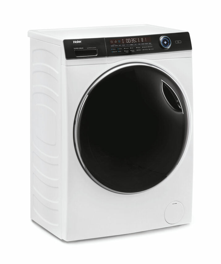 Haier HW150-BP14986EIT SuperDrum Serie 7 Lavatrice A Libera Installazione 15 Kg, 1400 Giri, Smart Dual Spray, AI Power Drive Inverter Motor, Classe A, Bianco