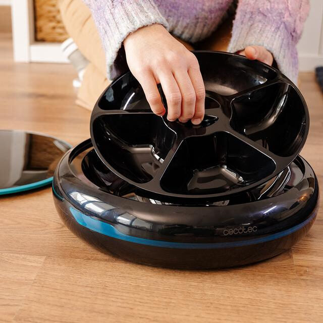 Cecotec Pumba 1600 Purrfect Meal Distributore automatico di cibo per animali con 4 sezioni indipendenti