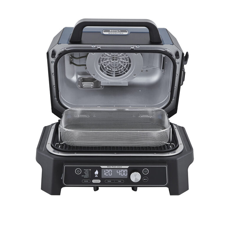 Ninja Barbecue elettrico e Affumicatore Woodfire Pro Connect XL OG901EU