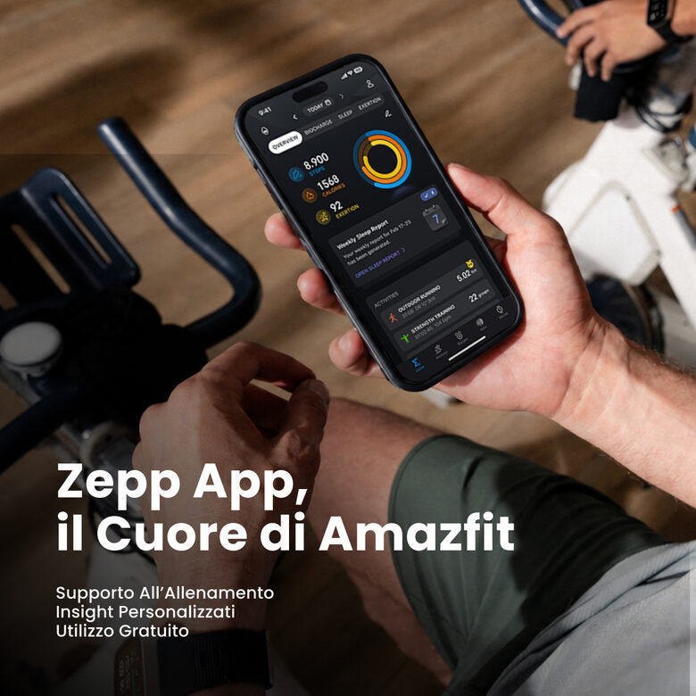Amazfit Bip Max 5,26 cm (2.07") AMOLED Digitale 432 x 514 Pixel Touch screen Blu GPS (satellitare)