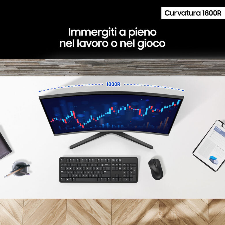 Samsung Monitor Curvo Serie S39GD da 27'' Full HD