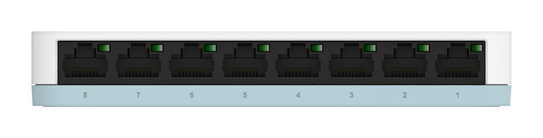 D-Link DGS-1008D/E switch di rete L2 Gigabit Ethernet (10/100/1000) Nero